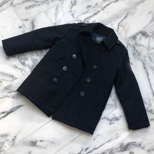 Boys Woolrich wool coat
